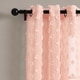 preview thumbnail 23 of 26, Porch & Den Millcrest Textured Dot Sheer Curtain Panel Pair - 84" x 38"