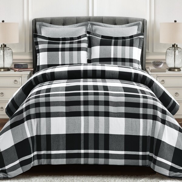 The Gray Barn Cedar Tree Yarn Dyed 5-piece Comforter Set. Opens flyout.
