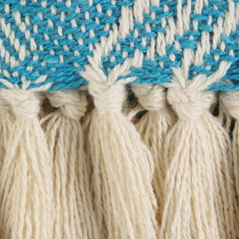 DII Basketweave Woven Throw, 50x60" with 3" Fringe, Stone, 1 Piece