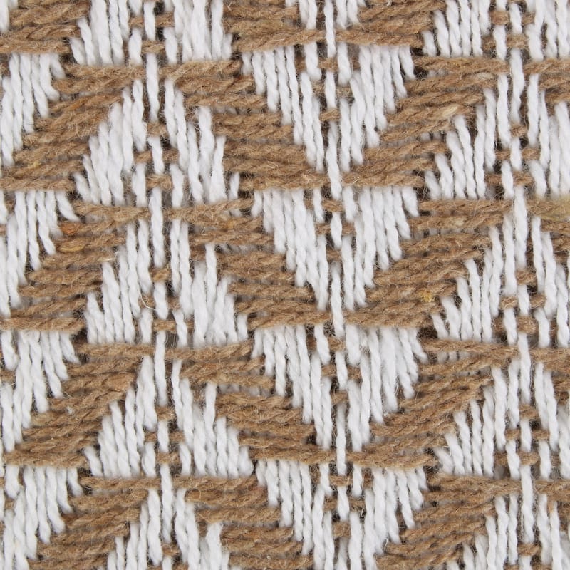 DII Arrowhead Woven Throw, 50x60" with 3" Fringe, Black, 1 Piece