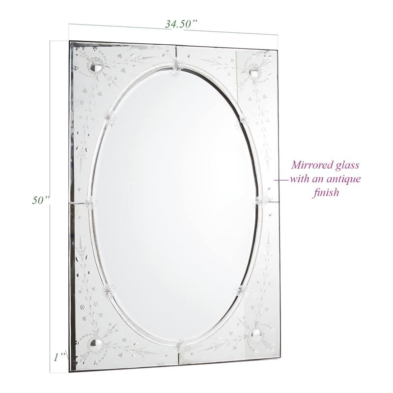 Roxbury Antique Glass Wall Mirror