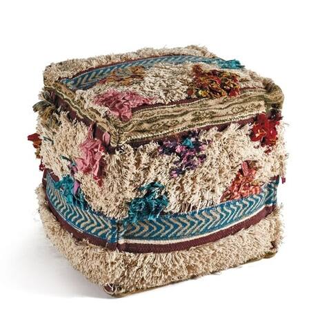 Meadors Square Cotton Pouf
