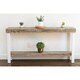 Roland Natural Wood Console Table with Industrial Metal Legs - Thumbnail 9