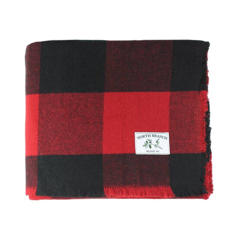 Buffalo Plaid Wool Blanket - Full - Queen