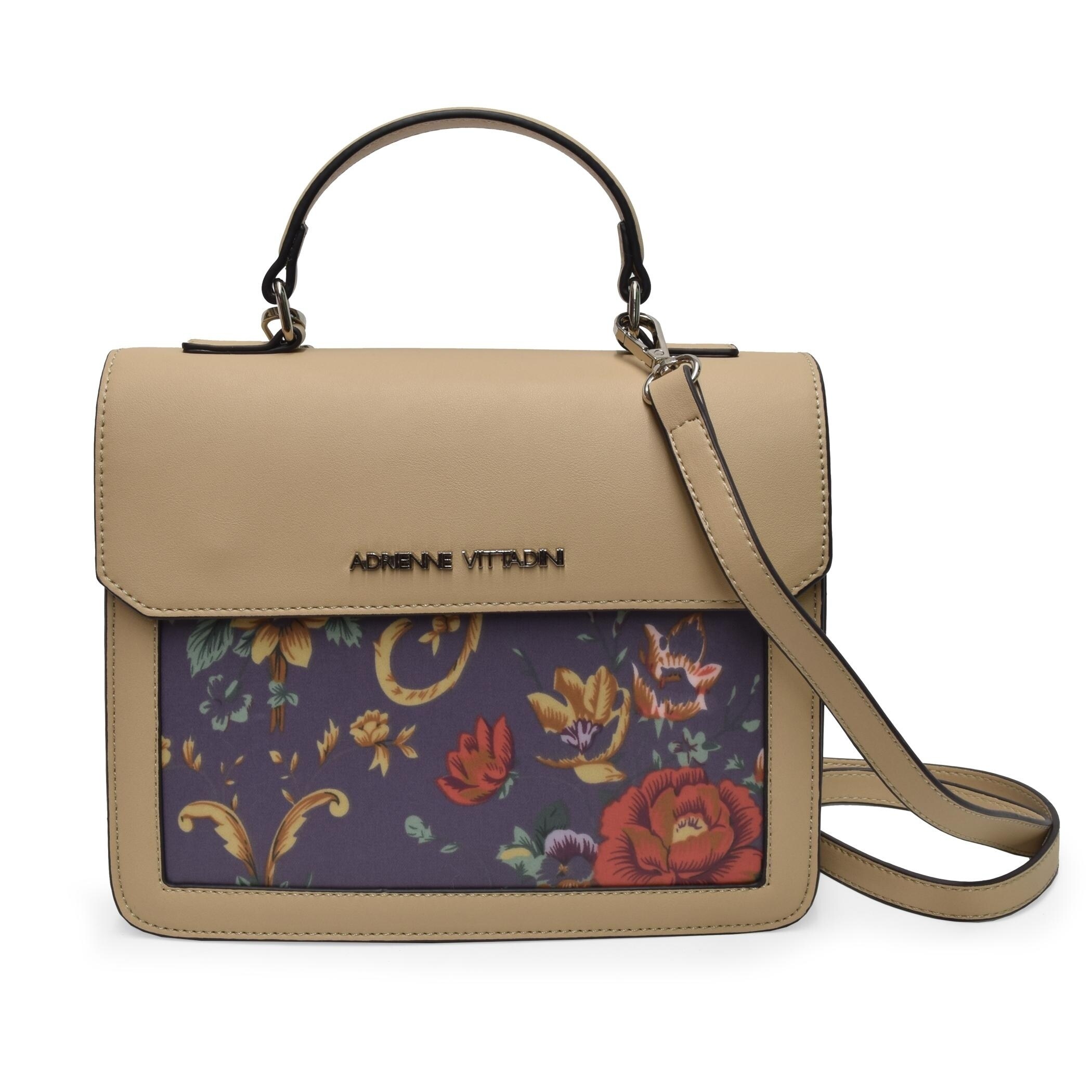 adrienne vittadini floral purse