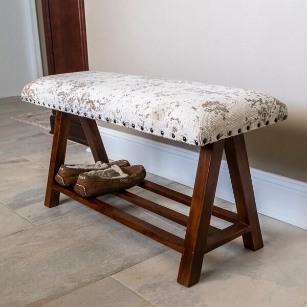 Rosanna Upholstered Wooden Bench
