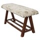 Rosanna Upholstered Wooden Bench - Thumbnail 3