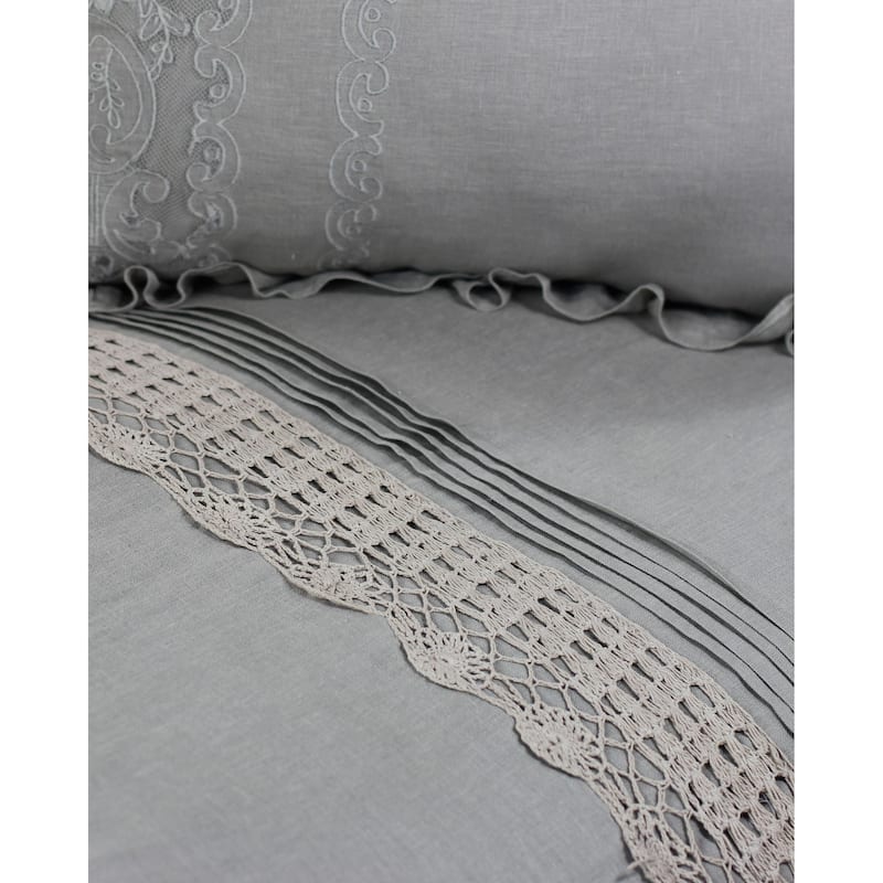 The Gray Barn Spring Field Linen Duvet Set