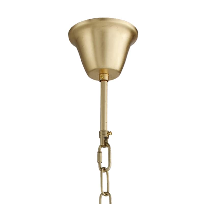 8 Light Candle Style chandelier in Gold Finish and Clear Crystals