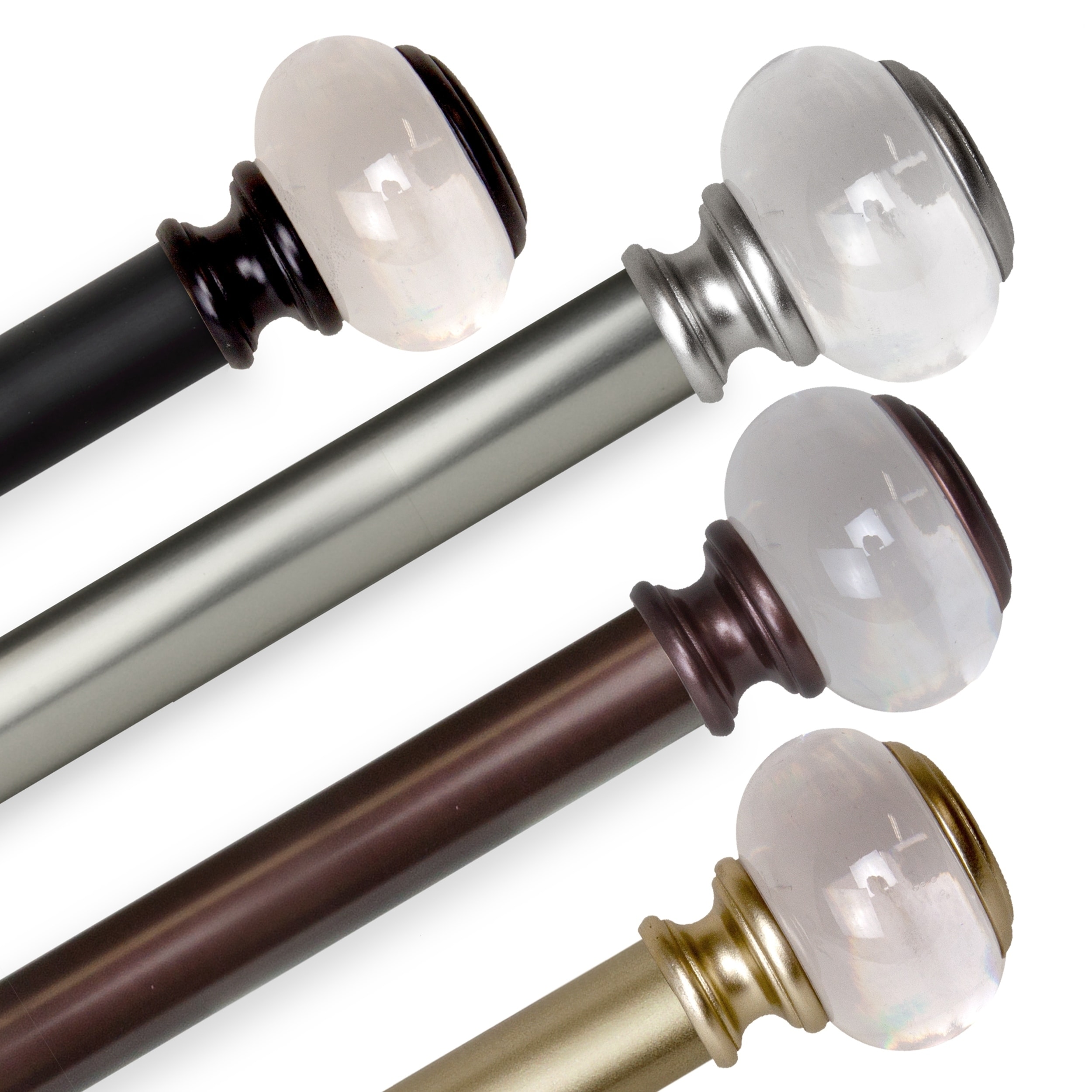 InStyleDesign Madelyn 1 inch Diameter Adjustable Curtain Rod