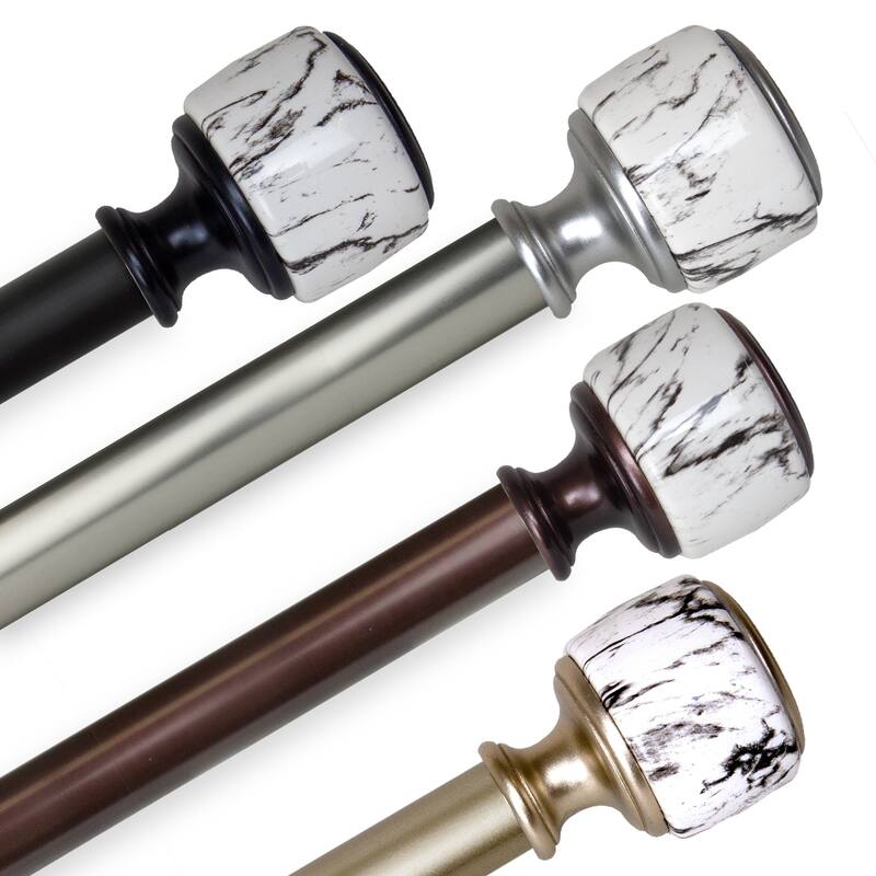 InStyleDesign Genesis 1 inch Diameter Adjustable Curtain Rod