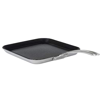 Viking Contemporary 11" Quantanium Nonstick Grill Pan, Mirror Finish