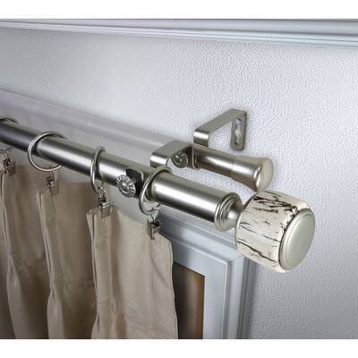 InStyleDesign Genesis 1 inch Diameter Adjustable Double Curtain Rod