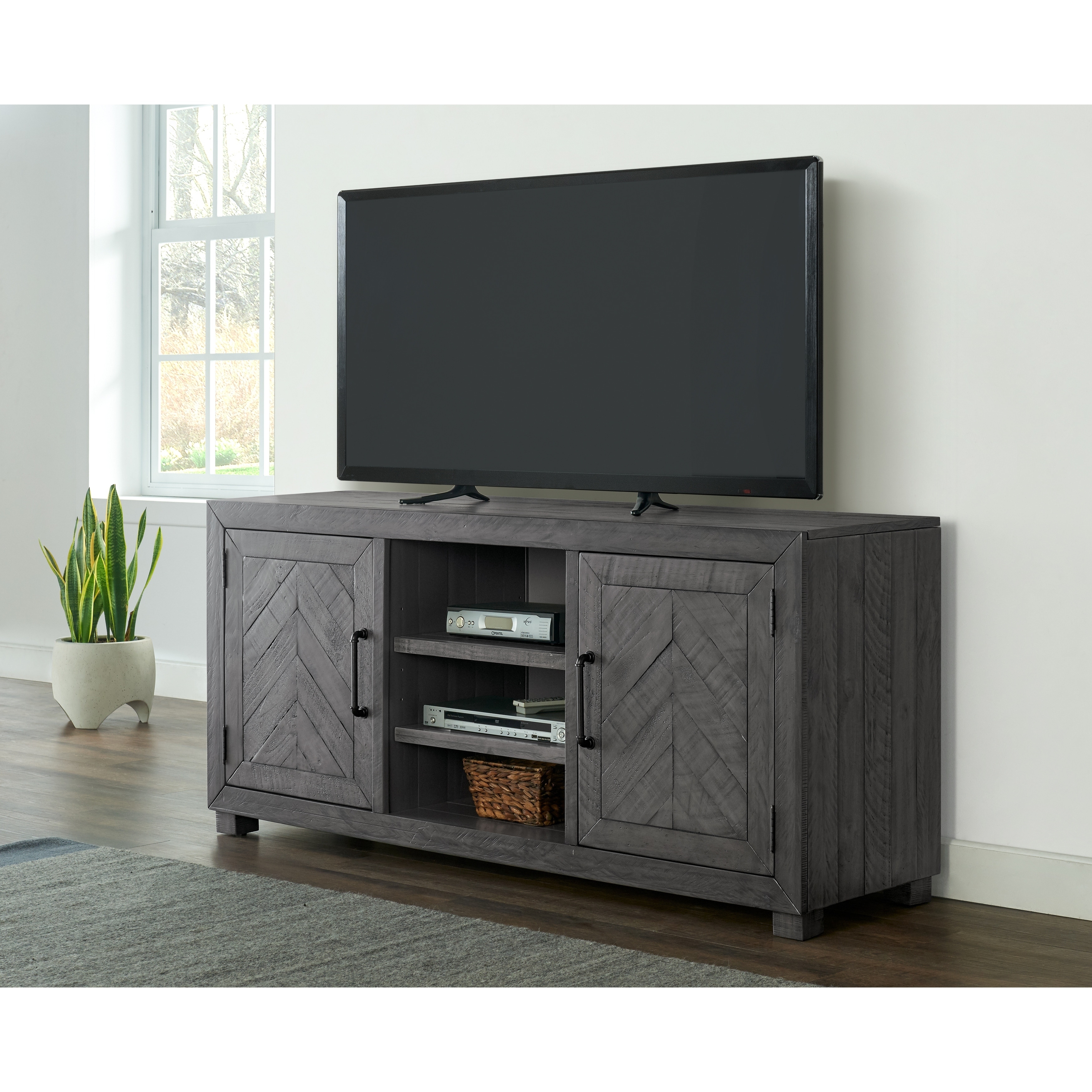 65 tv stand with fireplace