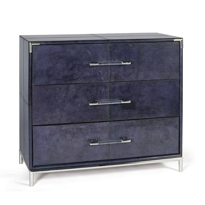 Vlachavas Blue 3-drawer Dresser
