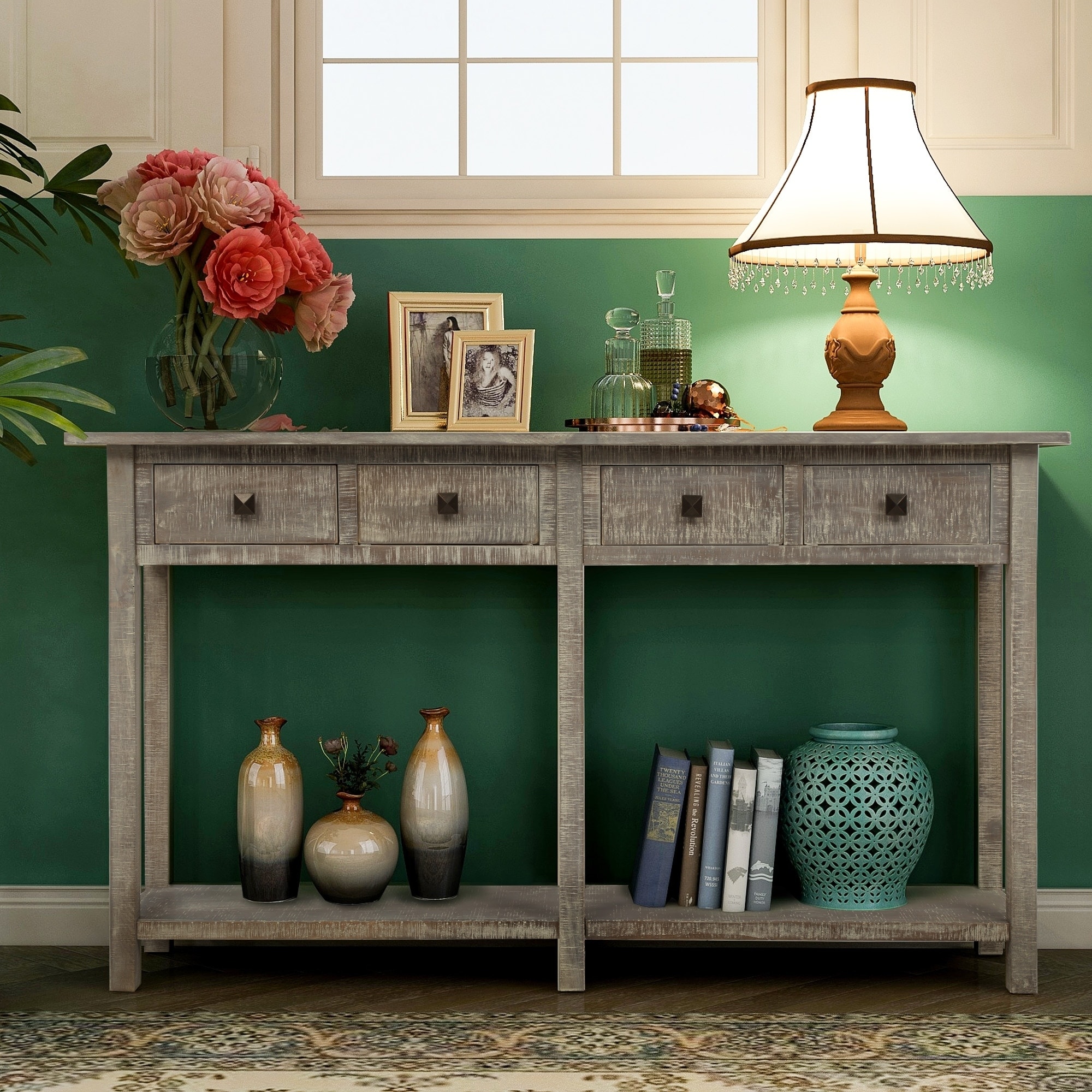 living room entrance table