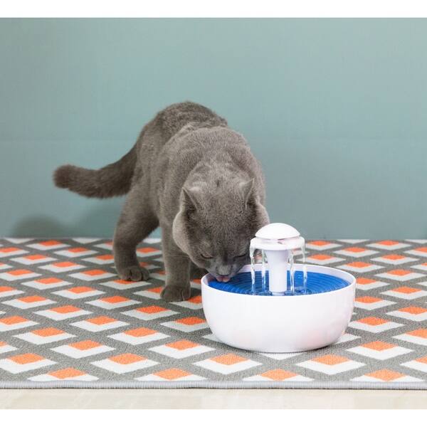 aluminum dog water bowl PawsPik Spill Proof Stainless Steel Dog Bowl, 4-L, Large main image 0