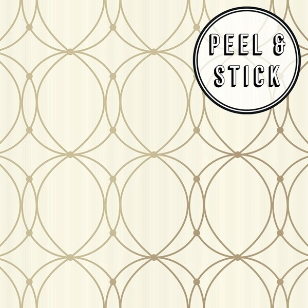 Shop Transform Gold Halo Peel and Stick Wallpaper - Overstock - 30584888