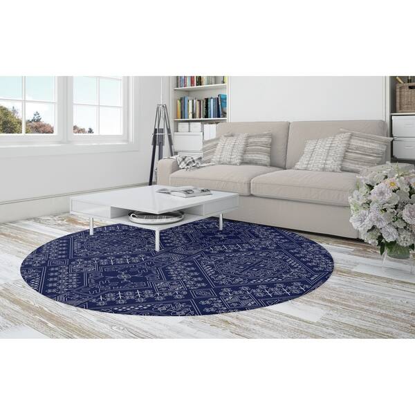 Shop Baybar Navy Area Rug By Kavka Designs Overstock 30584944