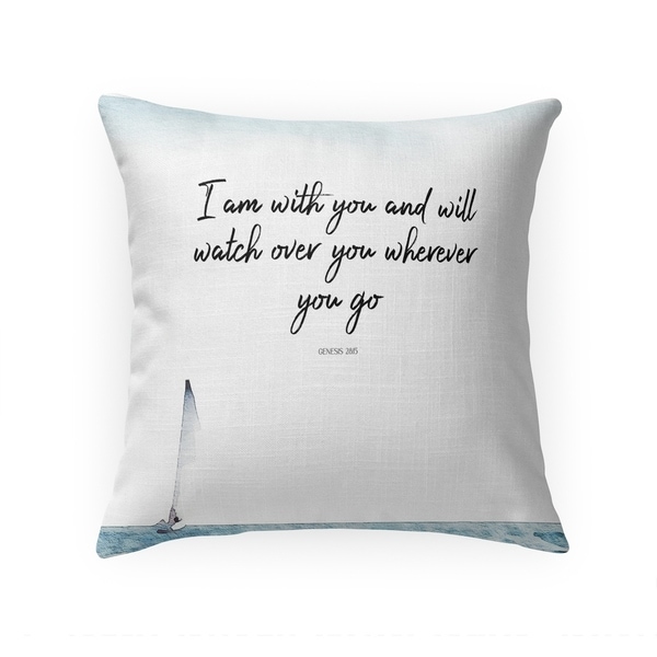 I AM WITH YOU Throw Pillow By Terri Ellis