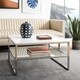 Safavieh Randi 2-Tier Modern Glam Square Coffee Table - Thumbnail 0
