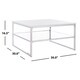 Safavieh Randi 2-Tier Modern Glam Square Coffee Table - Thumbnail 5