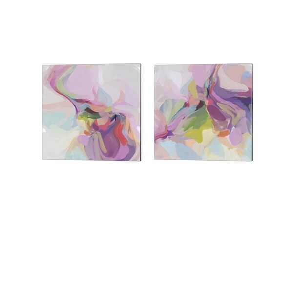 Irena Orlov 'Influence' Canvas Art (Set of 2)