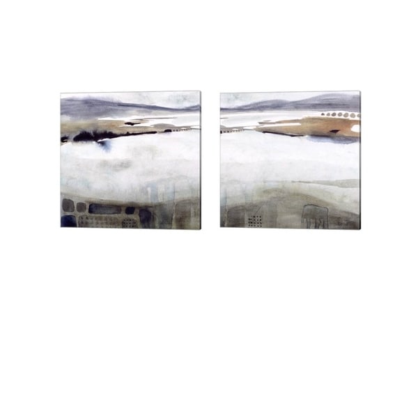 Victoria Borges 'Watercolor Moor' Canvas Art (Set of 2)