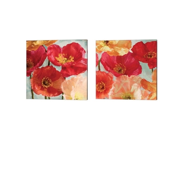 Janel Pahl 'Incandescence' Canvas Art (Set of 2)