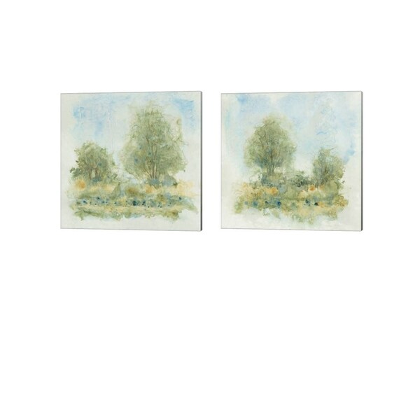 Timothy O'Toole 'Fluid Landscape' Canvas Art (Set of 2)