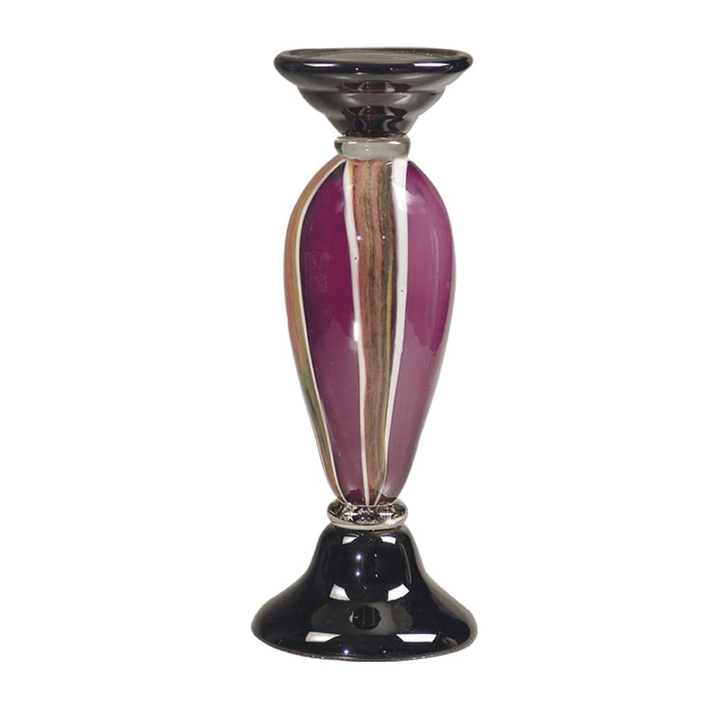 Melrose Hand Blown Art Glass Candle Holder
