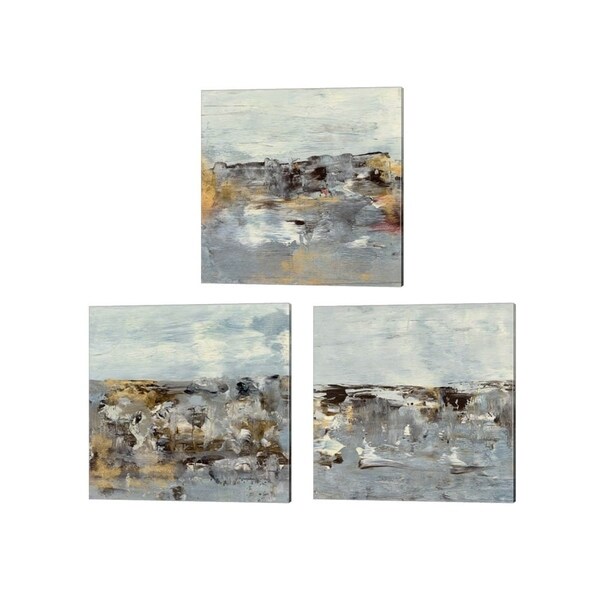 Lila Bramma 'Discovery' Canvas Art (Set of 3)
