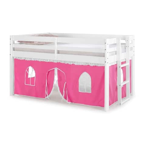 Jasper Twin Junior Loft Bed with Underbed Tent