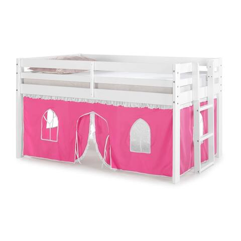 Jasper Twin Junior Loft Bed with Underbed Tent