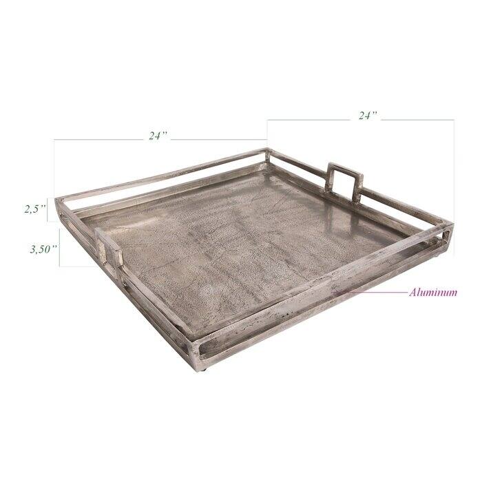 Florian Nickel Aluminum Tray