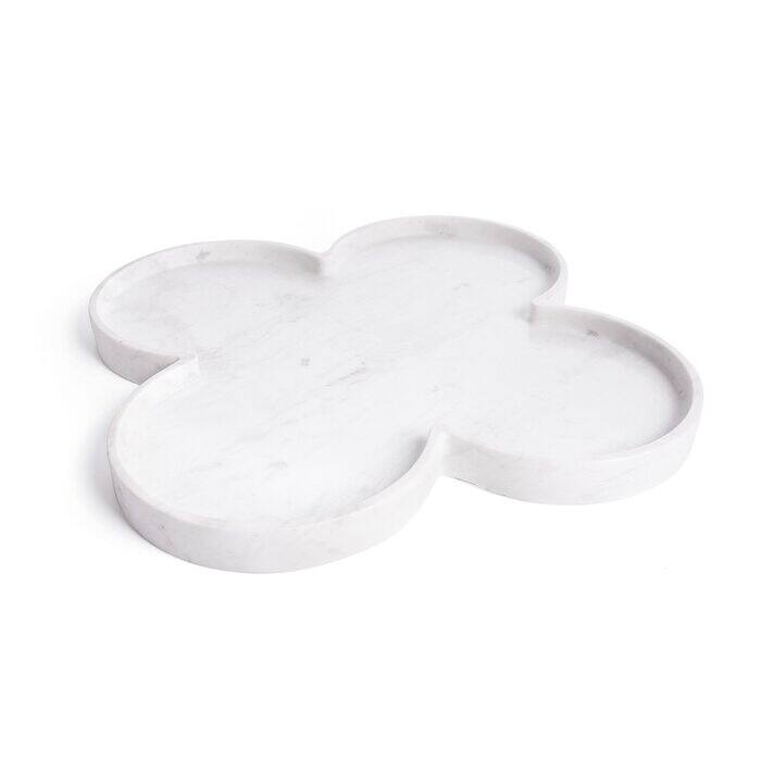 Scheetz Marble Ottoman Tray