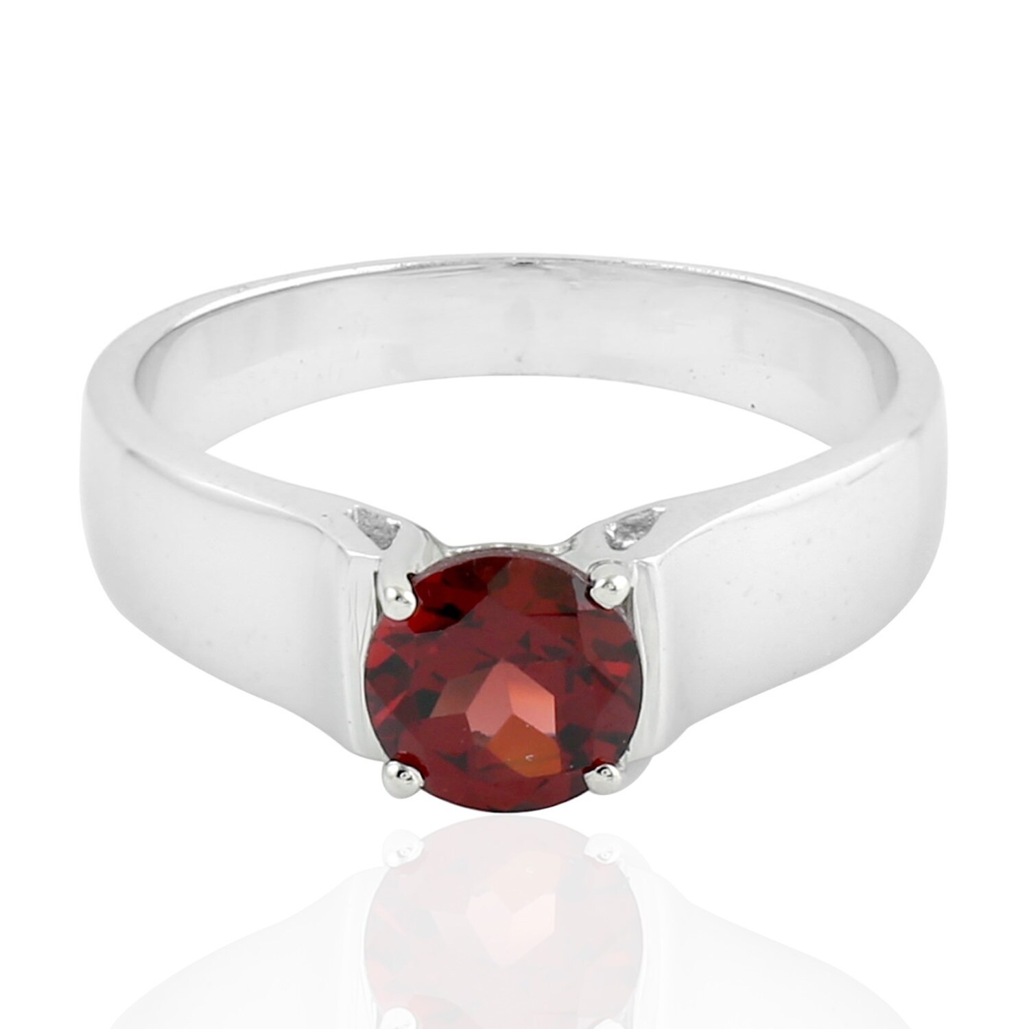 Ring /& Pendant Set Natural Red Garnet Gemstone Fine Jewelry for Women /& Girls Mughal Gems /& Jewellery 925 Sterling Silver Earring