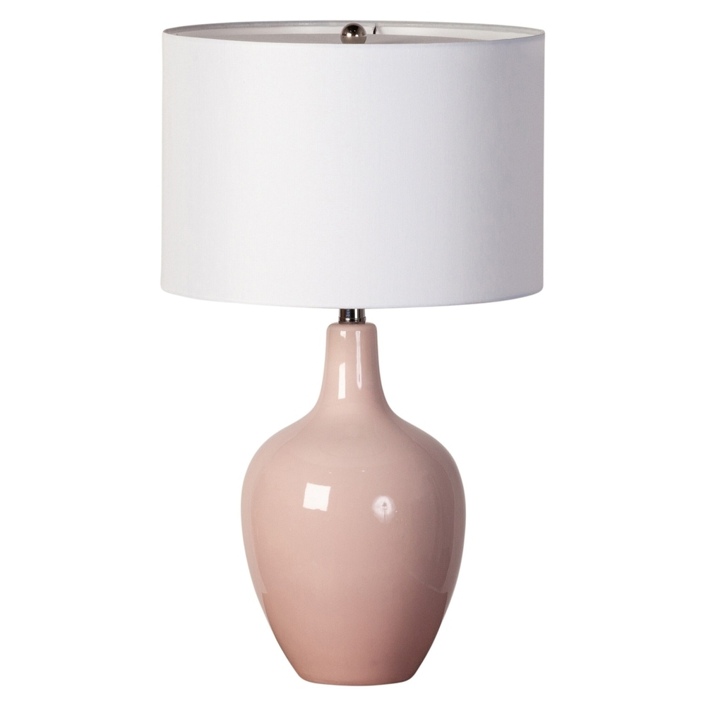 pink nightstand lamp