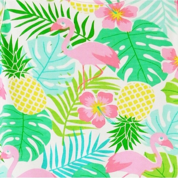 tropical romper baby