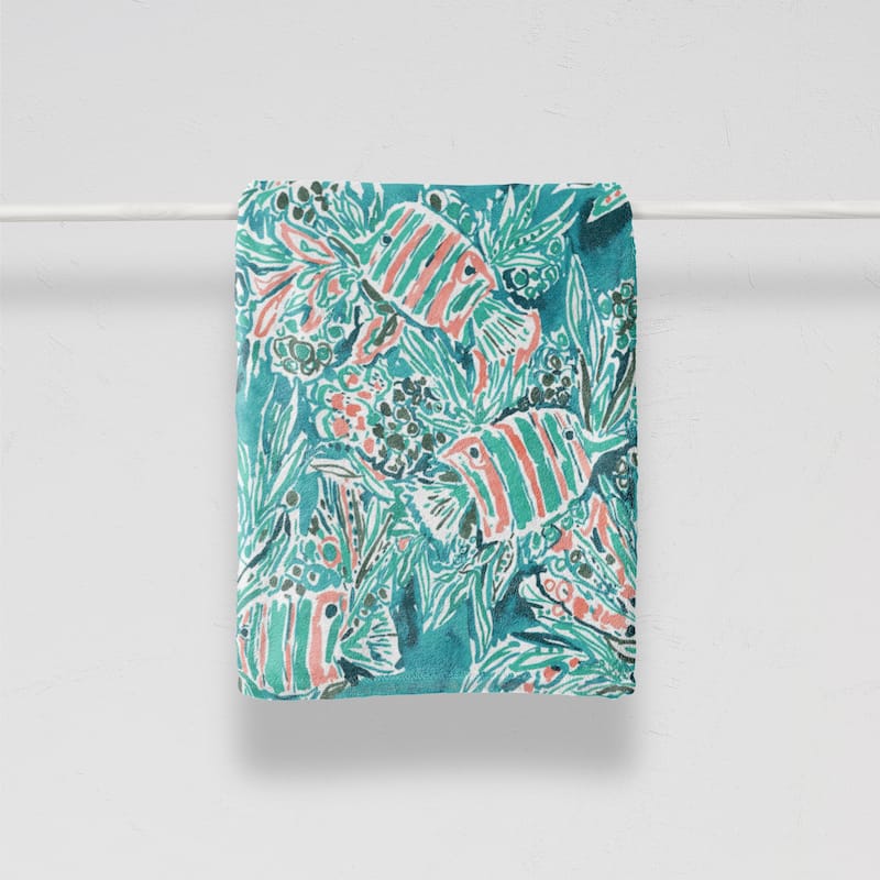 BARBARIAN by Barbra Ignatiev Printed Fleece Throw 50x60"