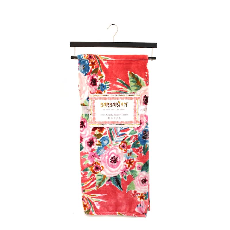 BARBARIAN by Barbra Ignatiev Printed Fleece Throw 50x60"