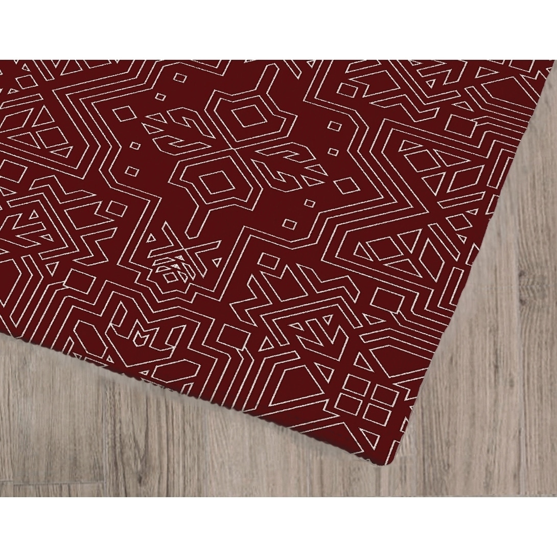 POMEGRANATE BURNT UMBER LARGE Kitchen Mat By Kavka Designs - Bed Bath &  Beyond - 36897766