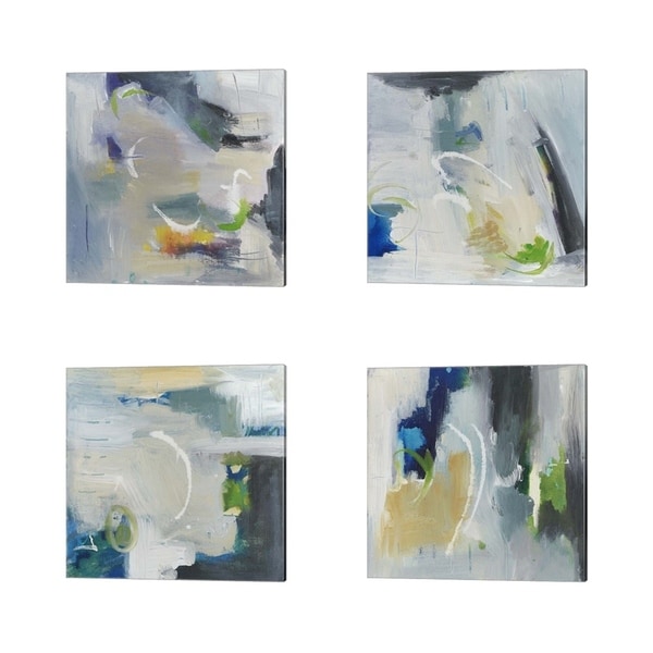 Joyce Combs 'Floating Fantasies' Canvas Art (Set of 4)