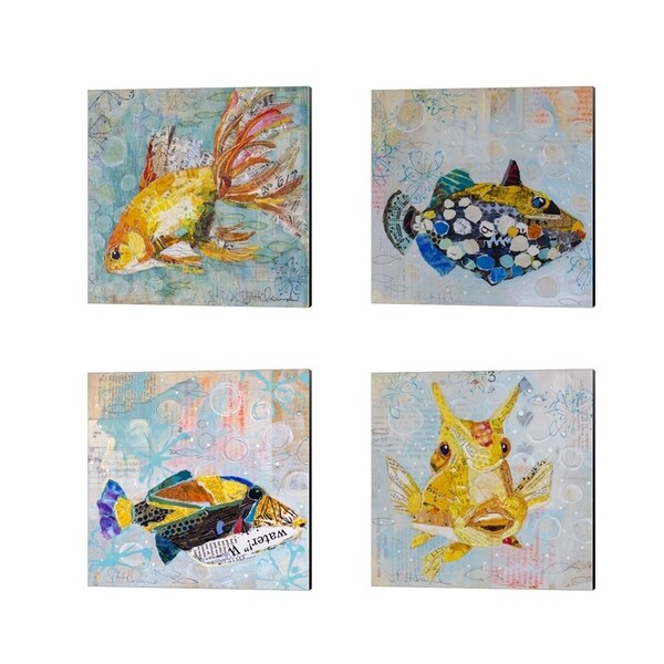 Elizabeth St. Hilaire 'Always Looking Up' Canvas Art (Set of 4)
