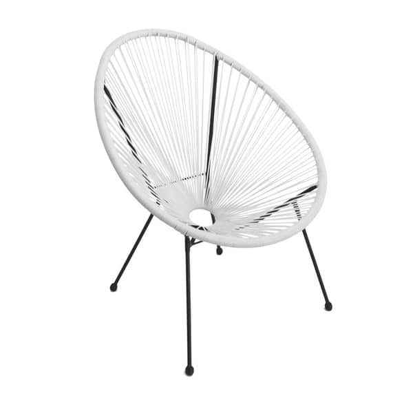 Shop White Acapulco Outdoor Patio Chair Single Chair Free