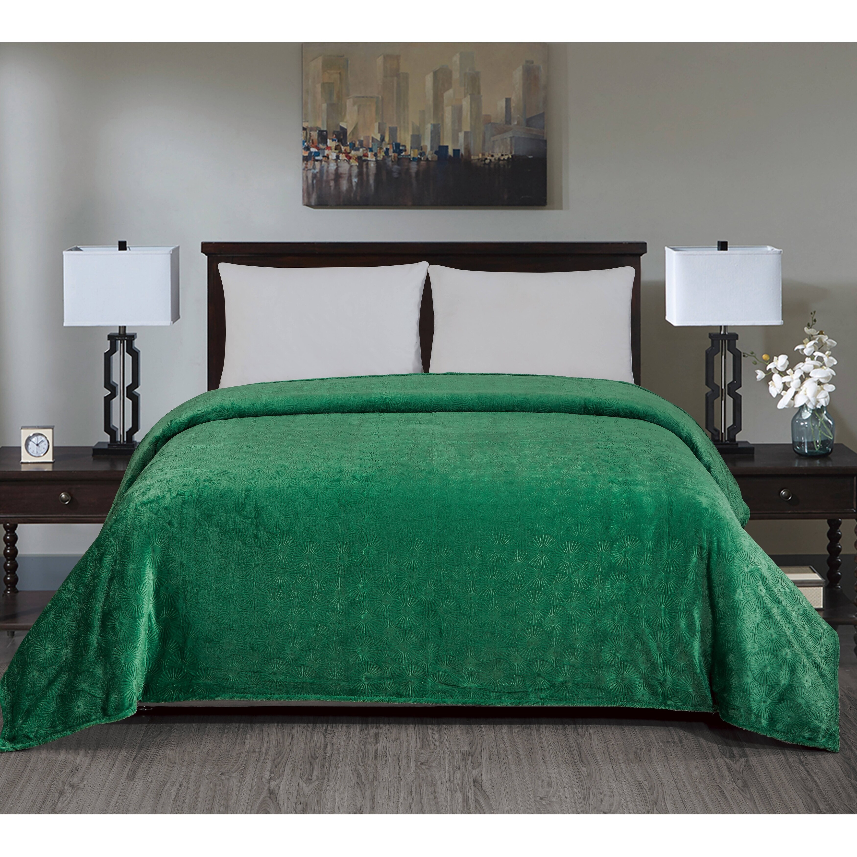 green queen blanket