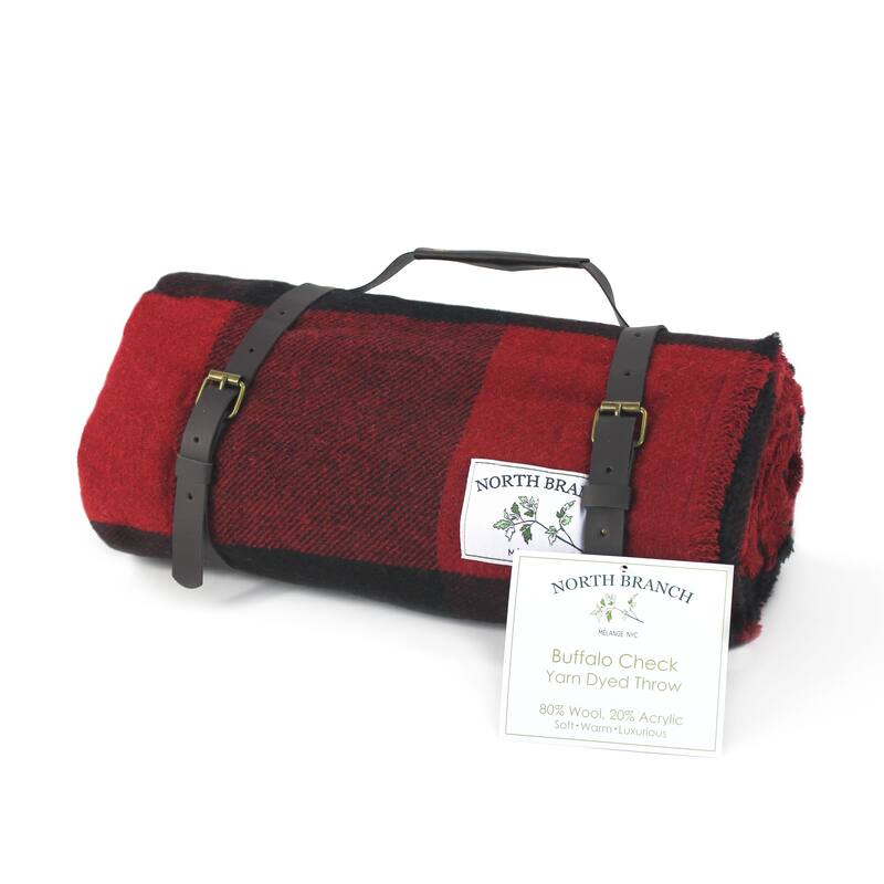 Buffalo Plaid Wool Throw