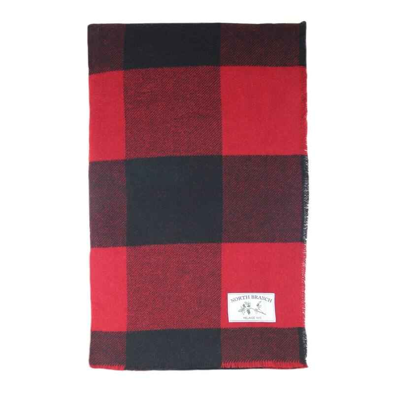 Buffalo Plaid Wool Throw