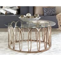 Round Coffee Table Glass Coffee Tables for Small Space Simple Modern Center  Table for Living Room Home Office - Bed Bath & Beyond - 37499306