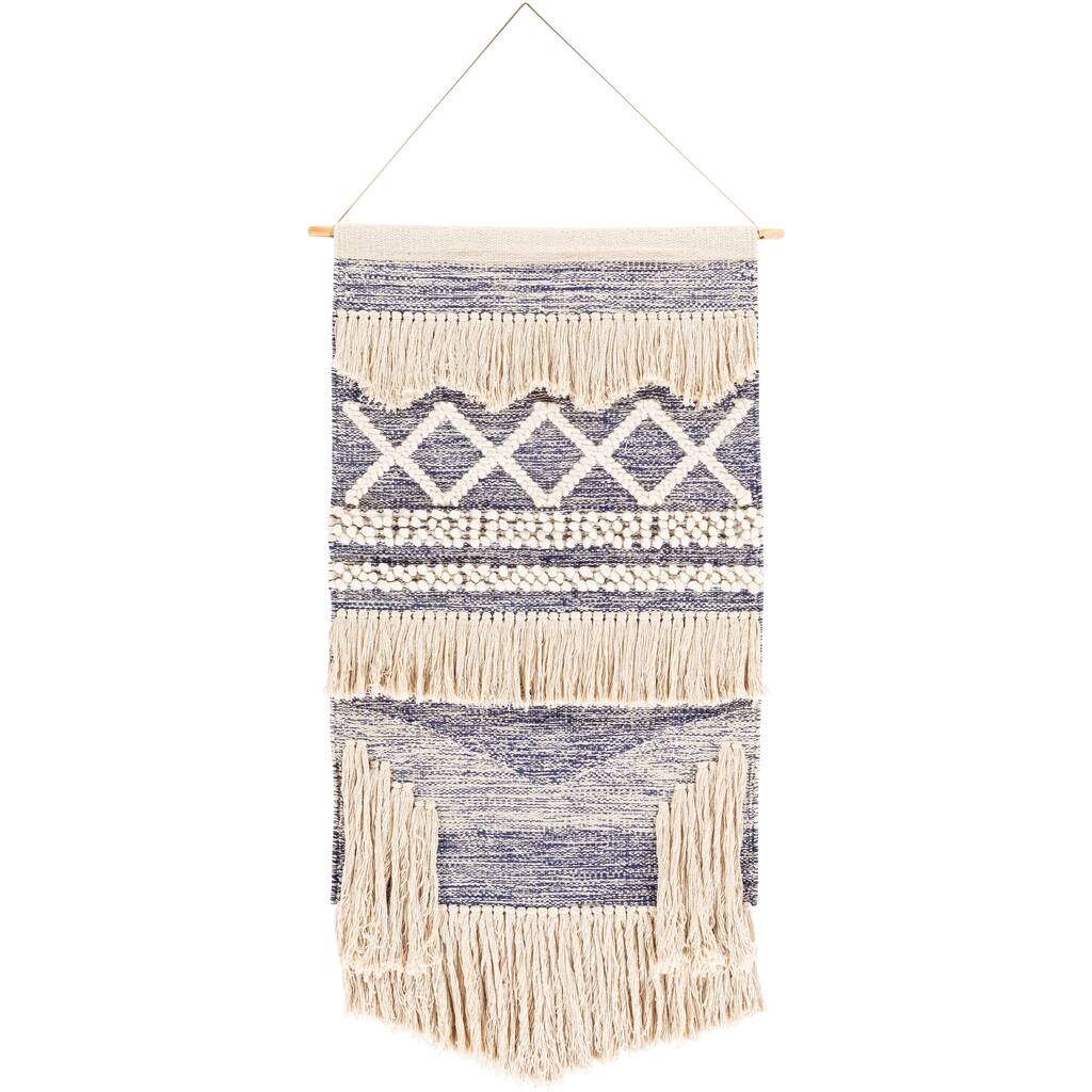 Livabliss Tarsilla Hand Woven Cotton Wall Tapestry - 24" x 36"